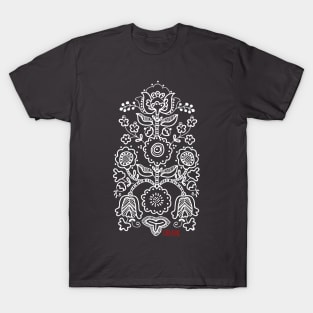 Ukrainian folk traditional embroidery tree. T-Shirt